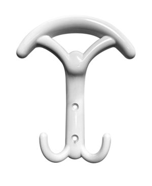 porta abiti metallo bianco lucido