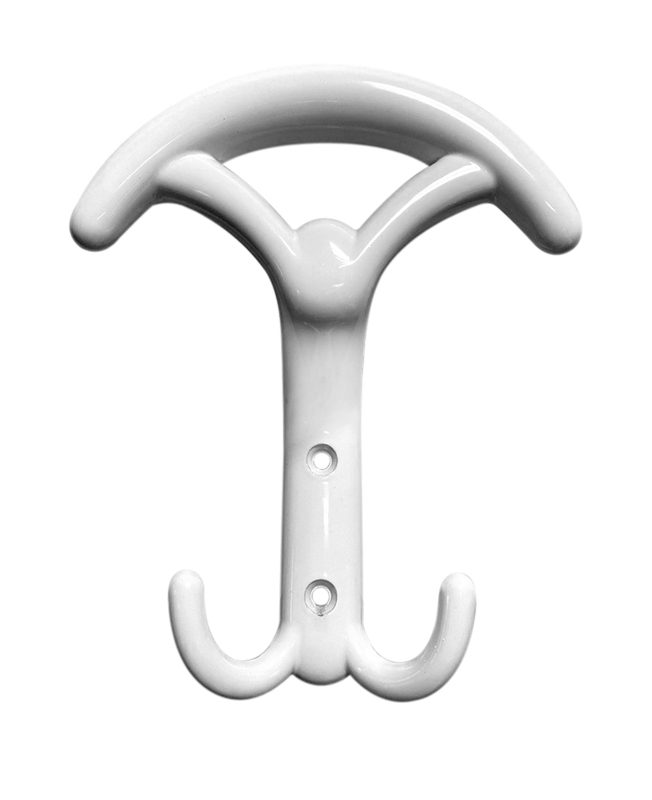 porta abiti metallo bianco lucido