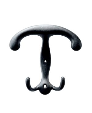 Porta Abiti in Ottone Nero Opaco 877