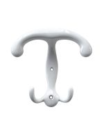 Porta Abiti in Ottone Bianco Lucido 878