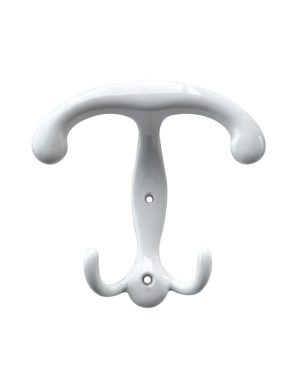 Porta Abiti in Ottone Bianco Lucido 878