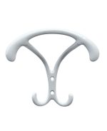 Porta Abiti in Ottone Bianco Lucido 883