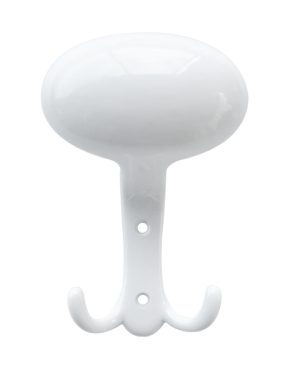 Porta Abiti in Ottone Bianco Opaco 893