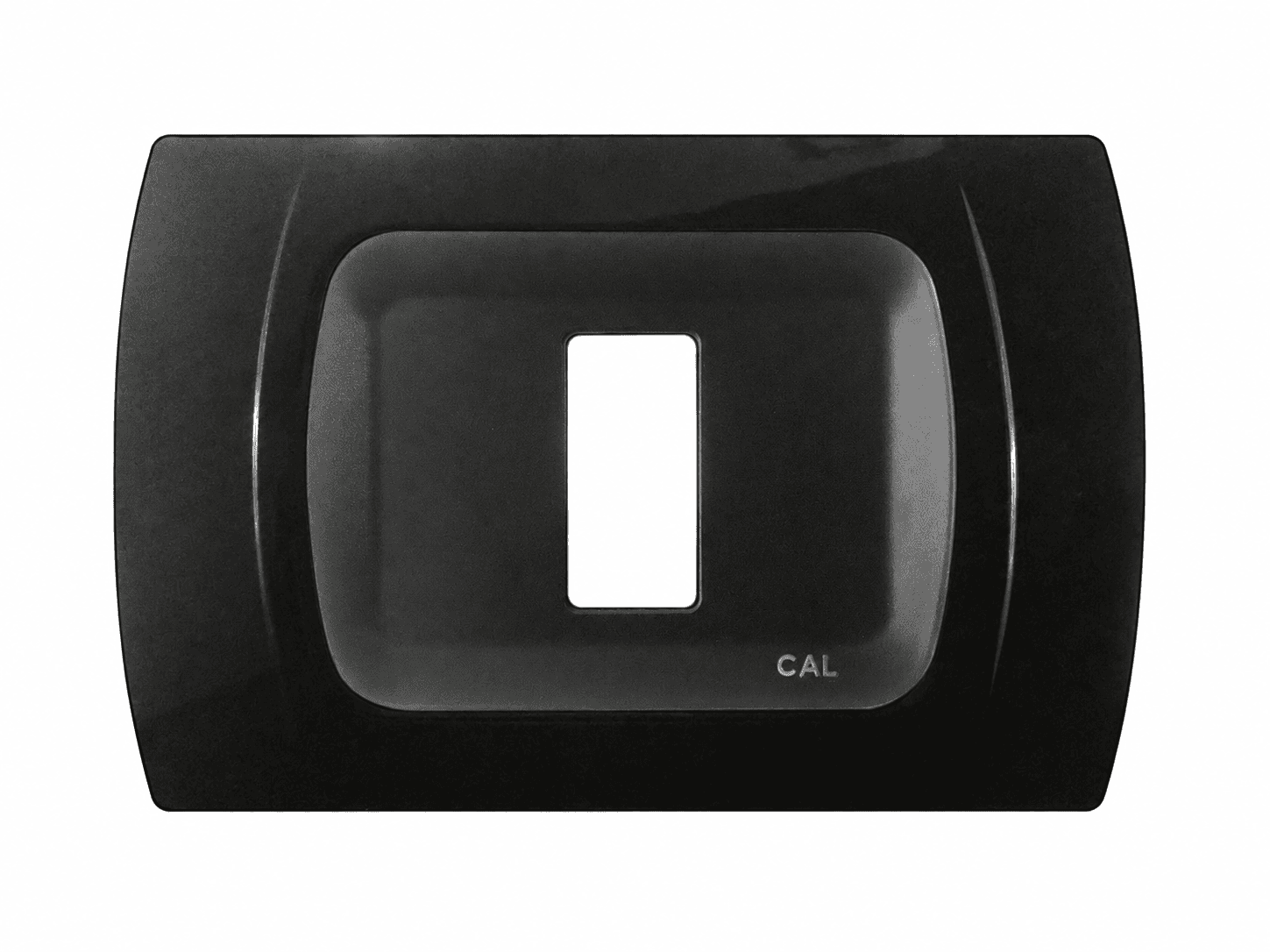 Placca Compatibile BTicino Magic Nero Lucido in ABS