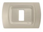 Placca BTicino Magic Tortora 1 modulo
