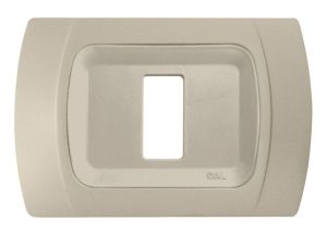 Placca BTicino Magic Tortora 1 modulo