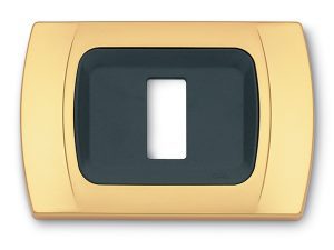 Placca in ABS per Serie Magic Oro Opaco