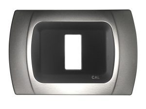 Placca in ABS per Serie Magic Cromo Opaco