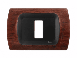 Placca Compatibile BTicino Magic Noce in ABS