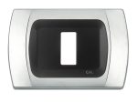 Placca Compatibile BTicino Magic Cromo Opaco in ABS