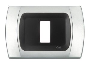 Placca Compatibile BTicino Magic Cromo Opaco in ABS