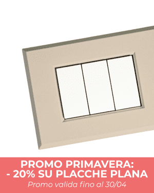 Placche Vimar Plana compatibili in metallo e legno | CAL