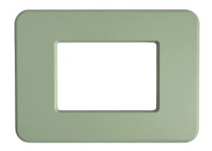 Placca compatibile BTicino Matix GO in metallo verde salvia CAL