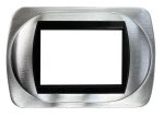 Placca Compatibile BTicino Living International Cromo Satinato in Metallo