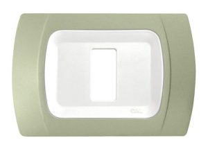 Placca Compatibile BTicino Magic Verde Salvia in ABS