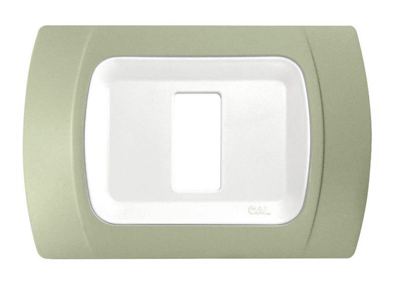 Placca Compatibile BTicino Magic Verde Salvia in ABS