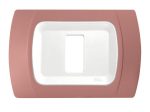 Placca Compatibile BTicino Magic Rosa Antico in ABS