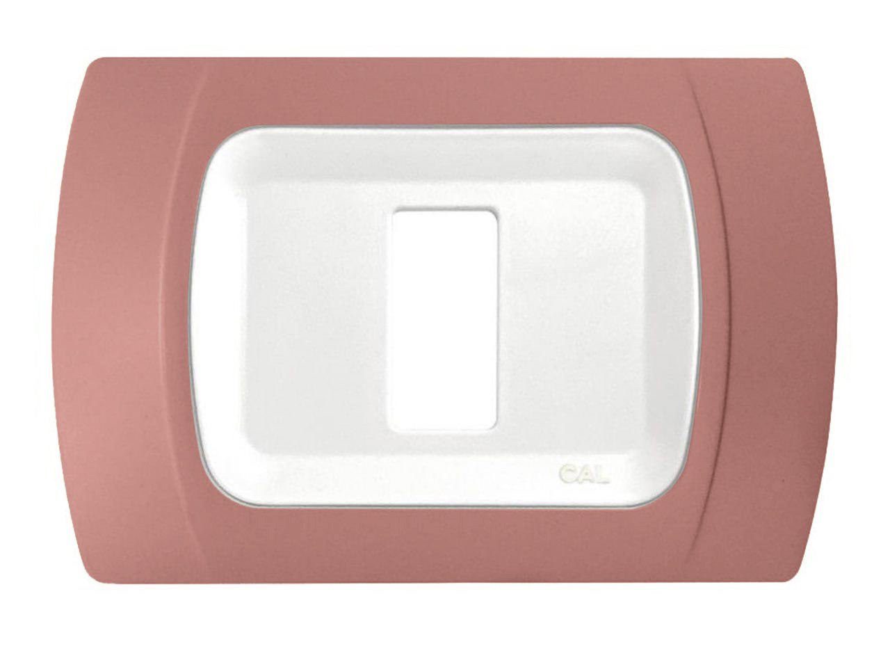 Placca Compatibile BTicino Magic Rosa Antico in ABS